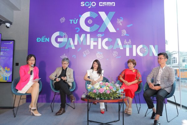 Chương trình Open Talk với chủ đề “Từ CX đến Gamification” do chuỗi khách sạn thuận ích SOJO Hotels và Câu lạc bộ Giám đốc Sales và Marketing Việt Nam (CSMO Vietnam) tổ chức tại SOJO Hotel Ga Hanoi sáng ngày 24/5
